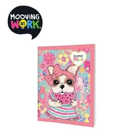 Cuaderno Mooving Simones Rayado Escolar Tapa flexible 48 hojas