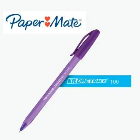 Bolígrafo Paper Mate kilométrico 100 Azul x unidad